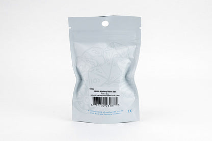 Mystery Misfit Resin 16mm 7 Polyhedral Dice Set - Fanroll Dice