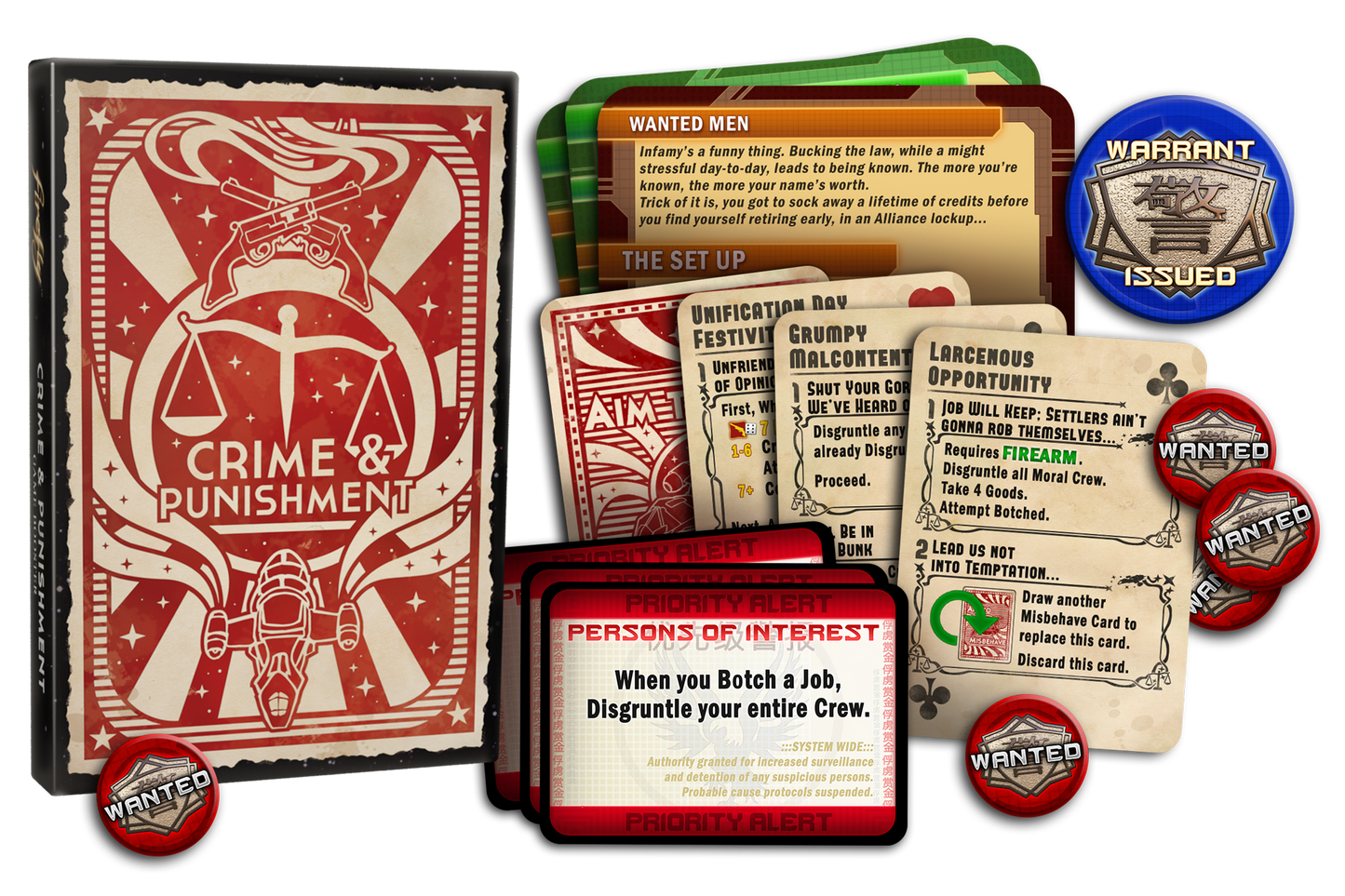 Firefly - The Game - Crime and Punishment Expansion - Board Game - Gale Force 9