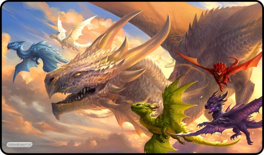 Playmat: Baby Dragons Flight Lessons - GameArt - GameHead