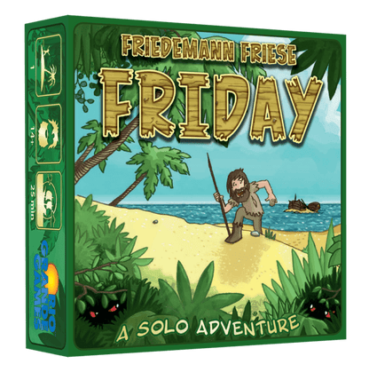 Friday - A Solo Board Game Adventure - Friedman Friese - Rio Grande Games