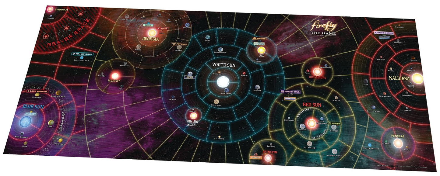 Firefly - The Game - The Whole Damn 'Verse - Vinyl Game Mat - GaleForce 9