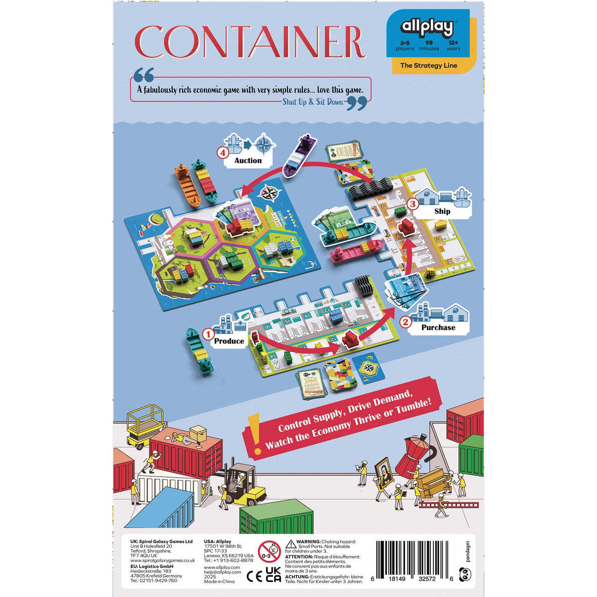 Container - A Ship to Shore Board Game!