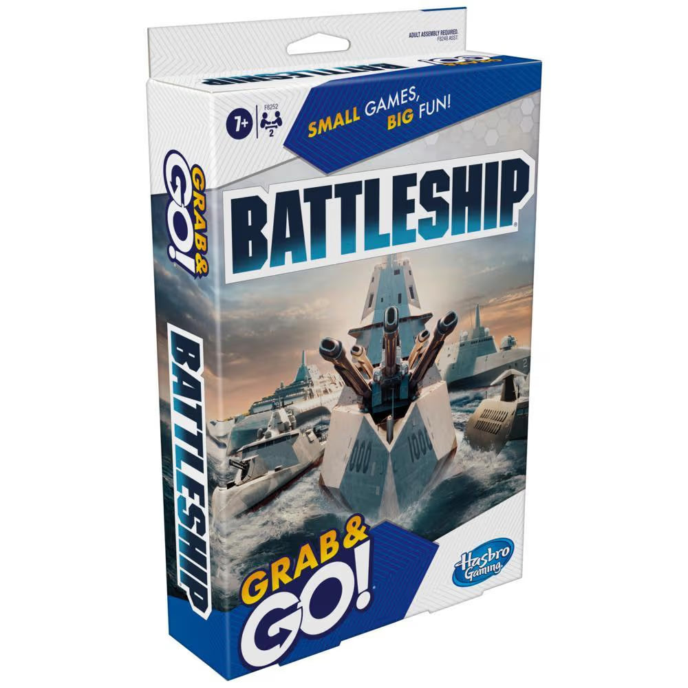 Grab & Go Games - Battleship - Classic Hasbro Travel Game