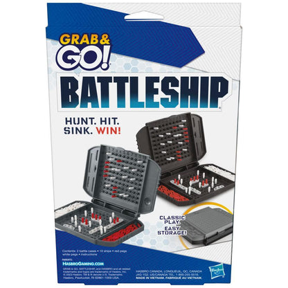 Grab & Go Games - Battleship - Classic Hasbro Travel Game