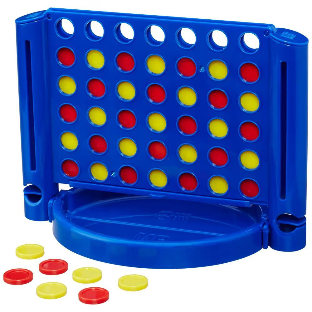Grab & Go Games - Connect Four - Classic Hasbro Travel Game