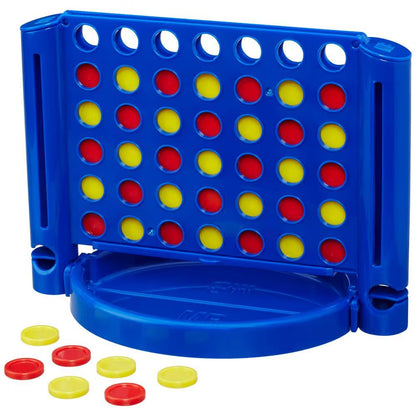 Grab & Go Games - Connect Four - Classic Hasbro Travel Game