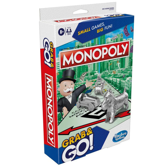 Grab & Go Games - Monopoly - Classic Hasbro Travel Game