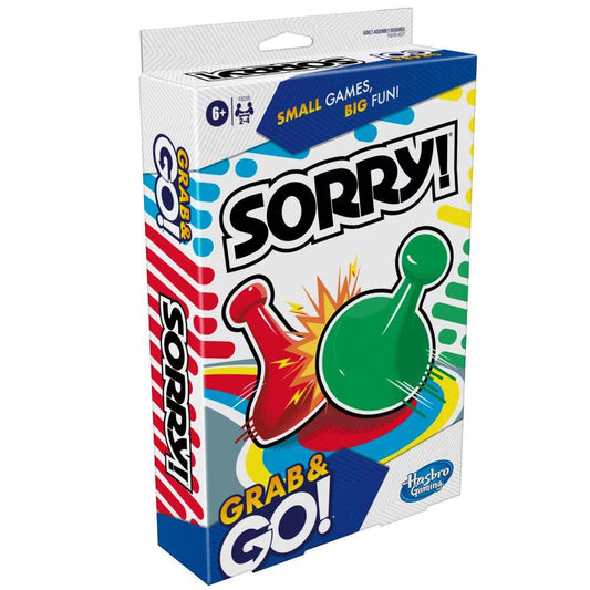 Grab & Go Games - Sorry - Classic Hasbro Travel Game