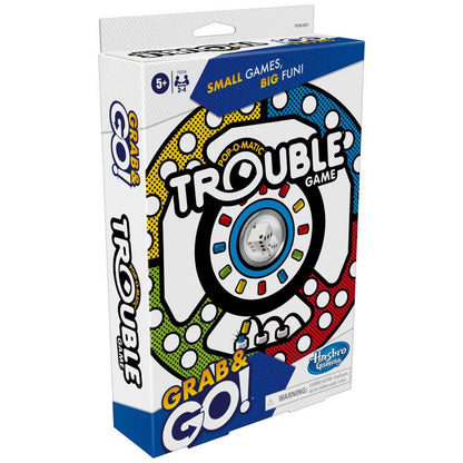 Grab & Go Games - Trouble - Classic Hasbro Travel Game