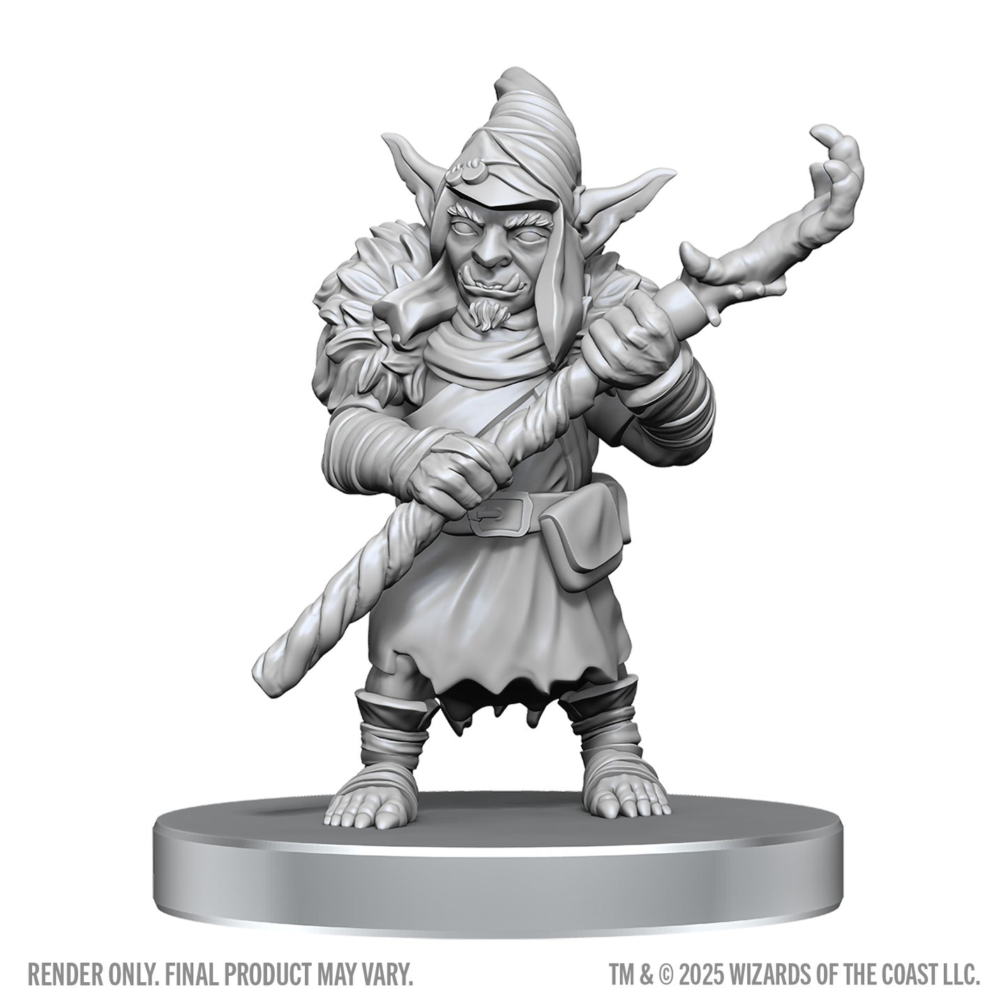 Dungeons & Dragons Unpainted Miniatures - BUGBEAR STALKER & GOBLIN HEXER - Nolzur's Marvelous Miniatures - WizKids