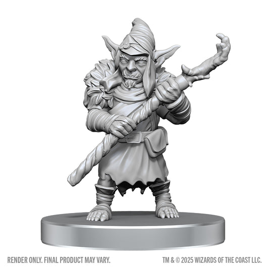 Dungeons & Dragons Unpainted Miniatures - BUGBEAR STALKER & GOBLIN HEXER - Nolzur's Marvelous Miniatures - WizKids