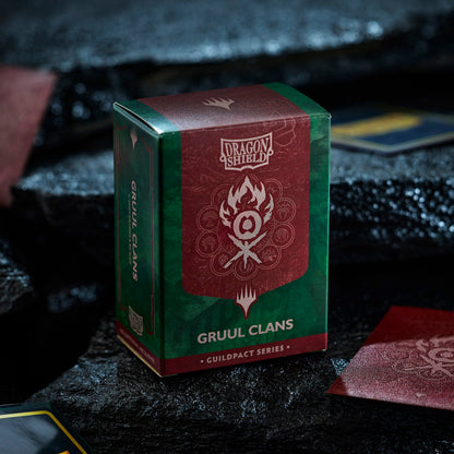 Dragon Shield: (100 Card Sleeves) Matte Dual Art - Gruul Clans - Guildpact Series - Magic: The Gathering