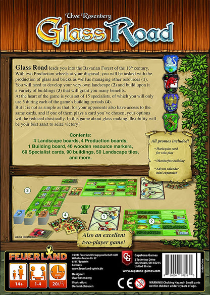Glass Road - A Journey of a Board Game -  Mayfair Games Edition