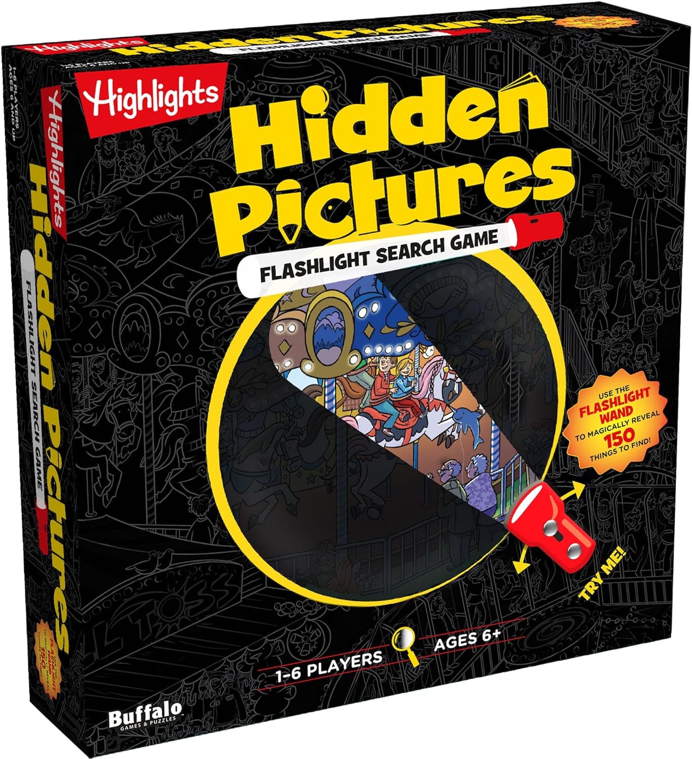 Highlights - Hidden Pictures - Flashlight Search Game - Buffalo Games