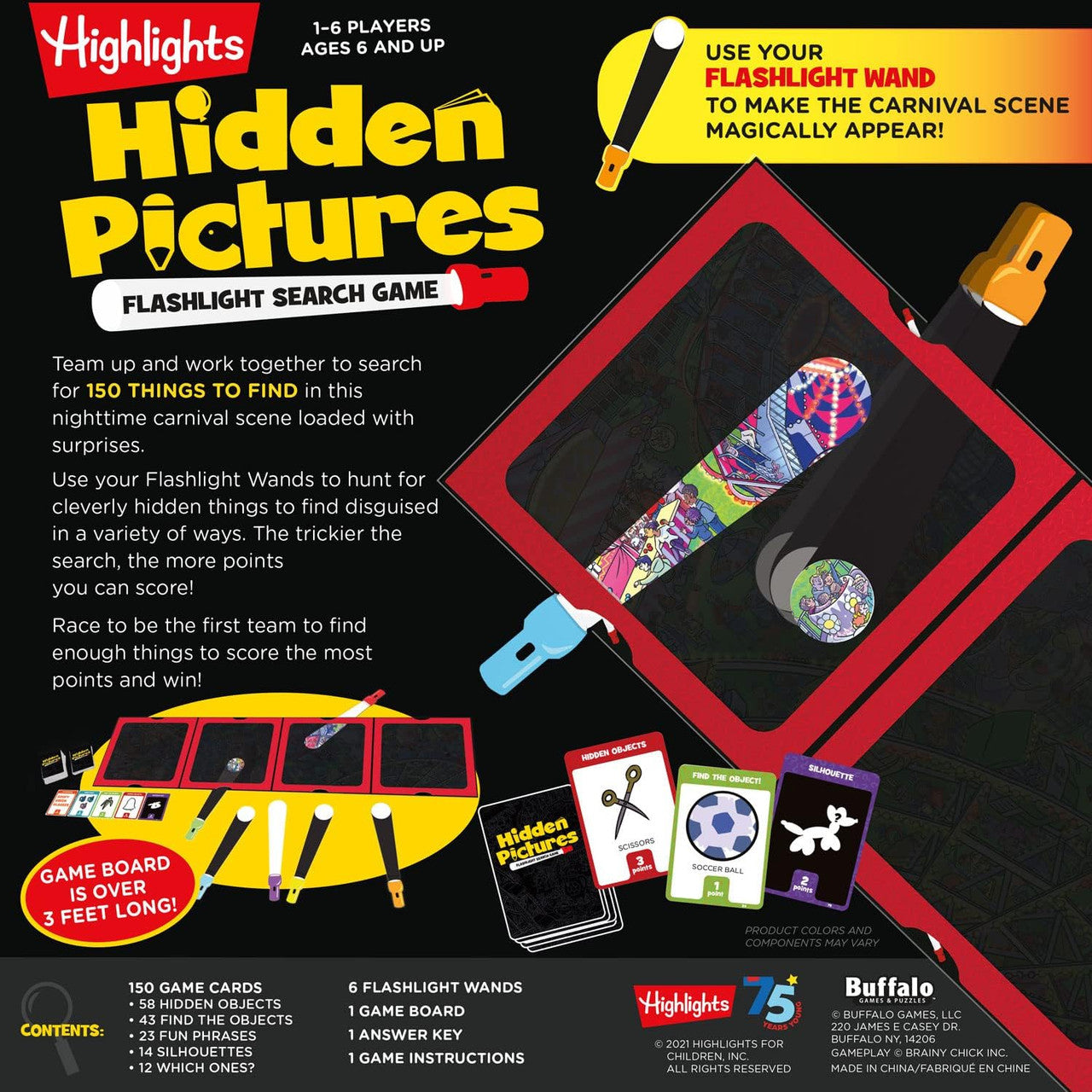 Highlights - Hidden Pictures - Flashlight Search Game - Buffalo Games