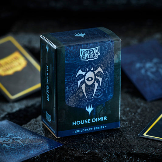 Dragon Shield: (100 Card Sleeves) Matte Dual Art - House Dimir - Guildpact Series - Magic: The Gathering