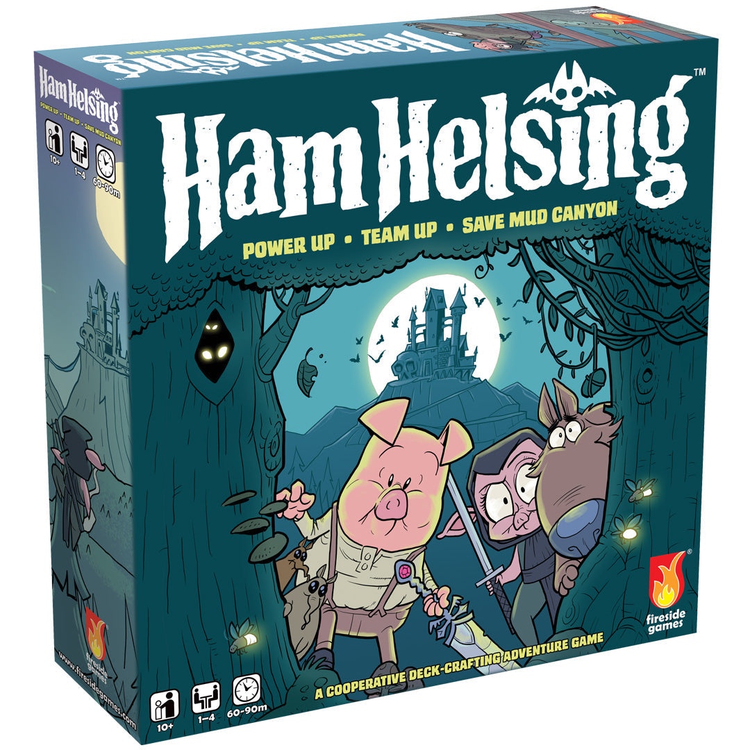Ham Helsing - A Cooperative Deck-Crafting Adventure Board Game - Fireside Games