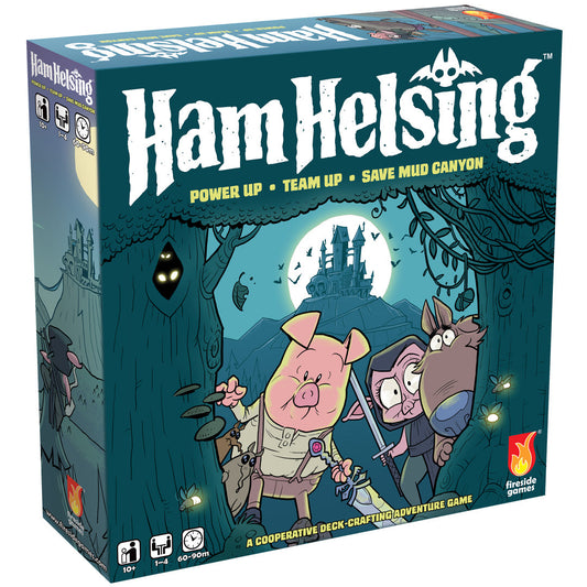 Ham Helsing - A Cooperative Deck-Crafting Adventure Board Game - Fireside Games