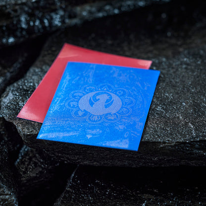 Dragon Shield: (100 Card Sleeves) Matte Dual Art - Izzet League - Guildpact Series - Magic: The Gathering