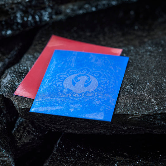Dragon Shield: (100 Card Sleeves) Matte Dual Art - Izzet League - Guildpact Series - Magic: The Gathering