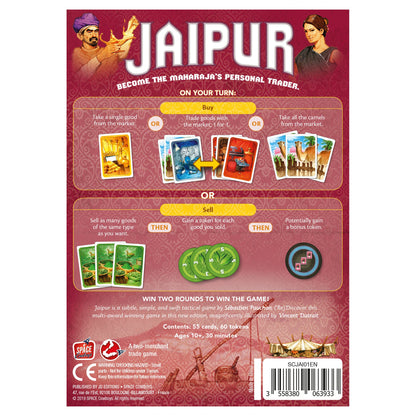 Jaipur The New Edition - A 2-Player Trading Game - Space Cowboys