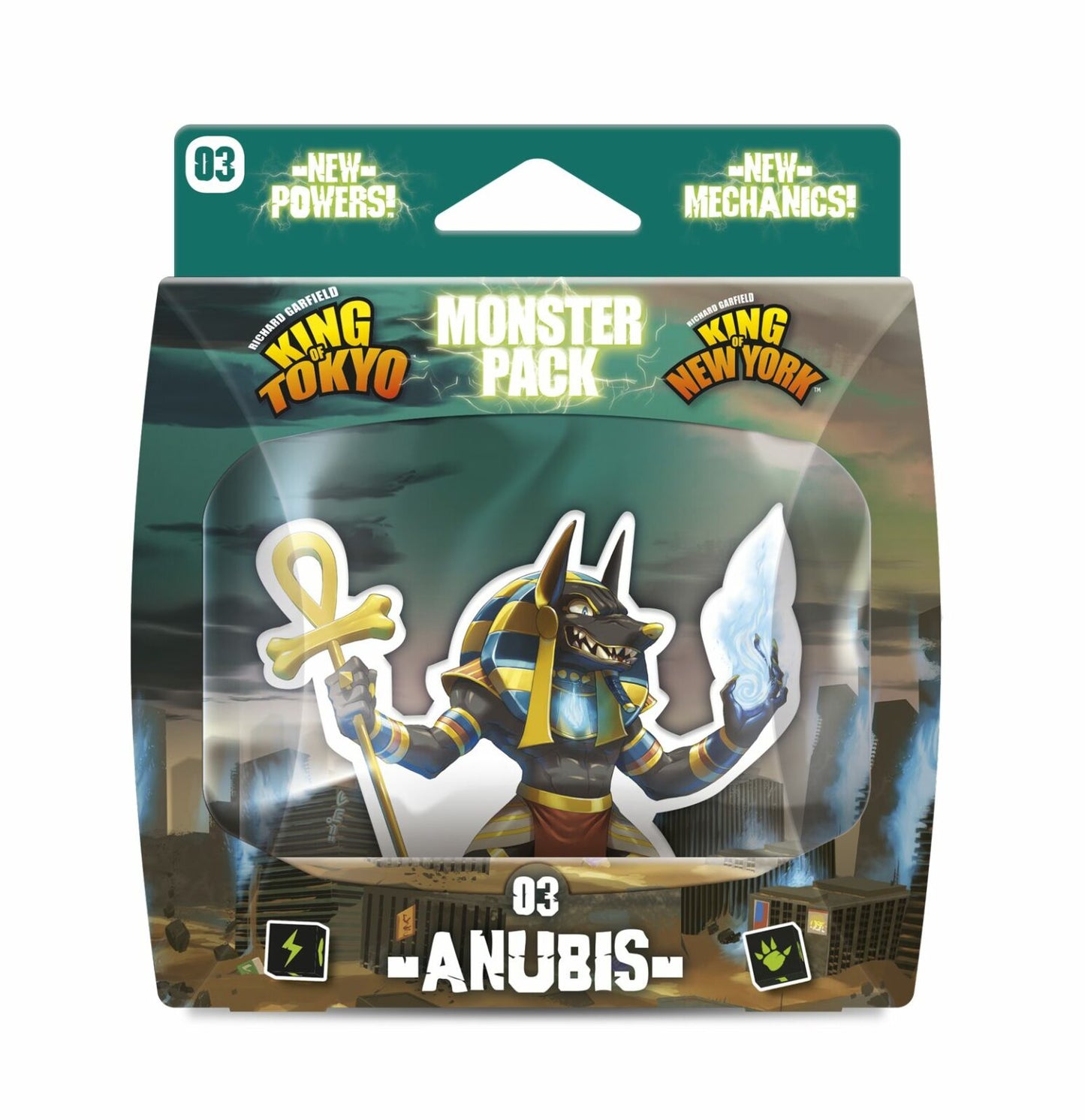 King of Tokyo/New York - Anubis - Monster Pack Expansion #3 -  IELLO Games