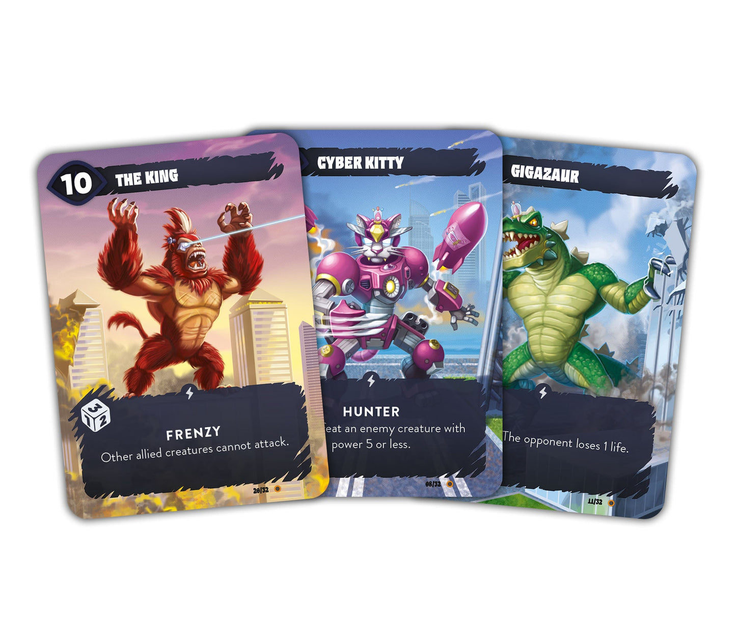 MindBug: King of Tokyo - The Card Game Standalone and Expansion - NerdLab IELLO Crossover
