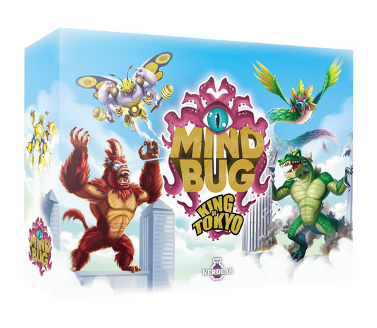 MindBug: King of Tokyo - The Card Game Standalone and Expansion - NerdLab IELLO Crossover