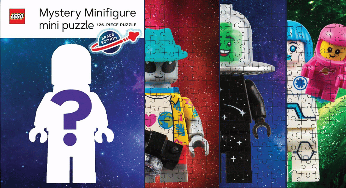 126 Piece Puzzle: LEGO Mystery Minifigure - Chronicle Books