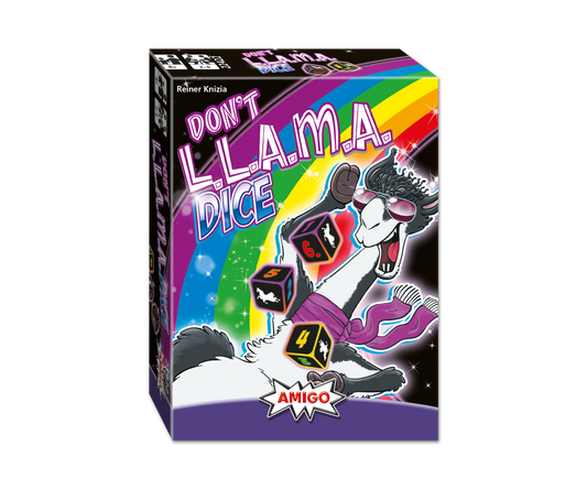 Don't L.L.A.M.A. Dice - Don't Cause LLAMA Drama Game! - Amigo Games