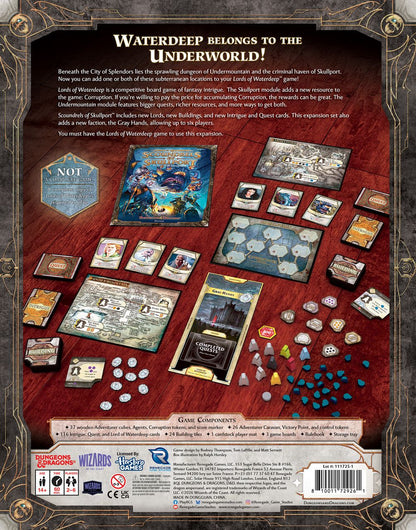 Dungeons & Dragons - Lords of Waterdeep - Scoundels of Skullport  Expansion -  Wizard of the Coast