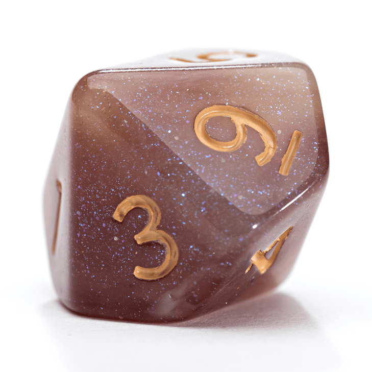 “Latte” Aether Dice - Polyhedral 7-Dice Set