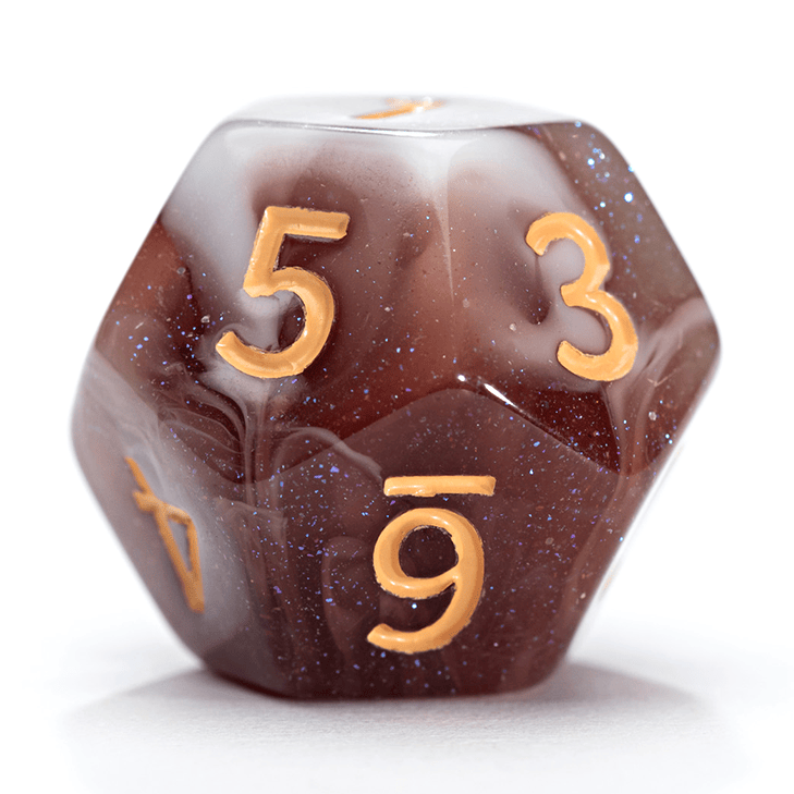 “Latte” Aether Dice - Polyhedral 7-Dice Set