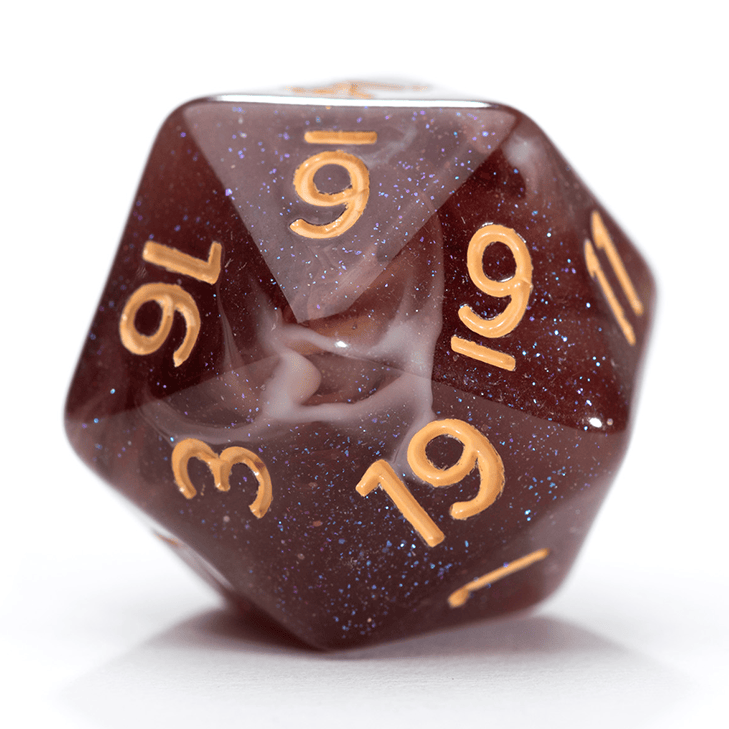 “Latte” Aether Dice - Polyhedral 7-Dice Set