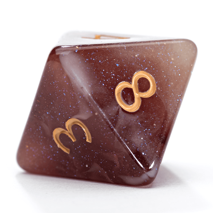 “Latte” Aether Dice - Polyhedral 7-Dice Set