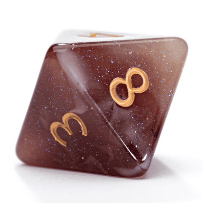 “Latte” Aether Dice - Polyhedral 7-Dice Set