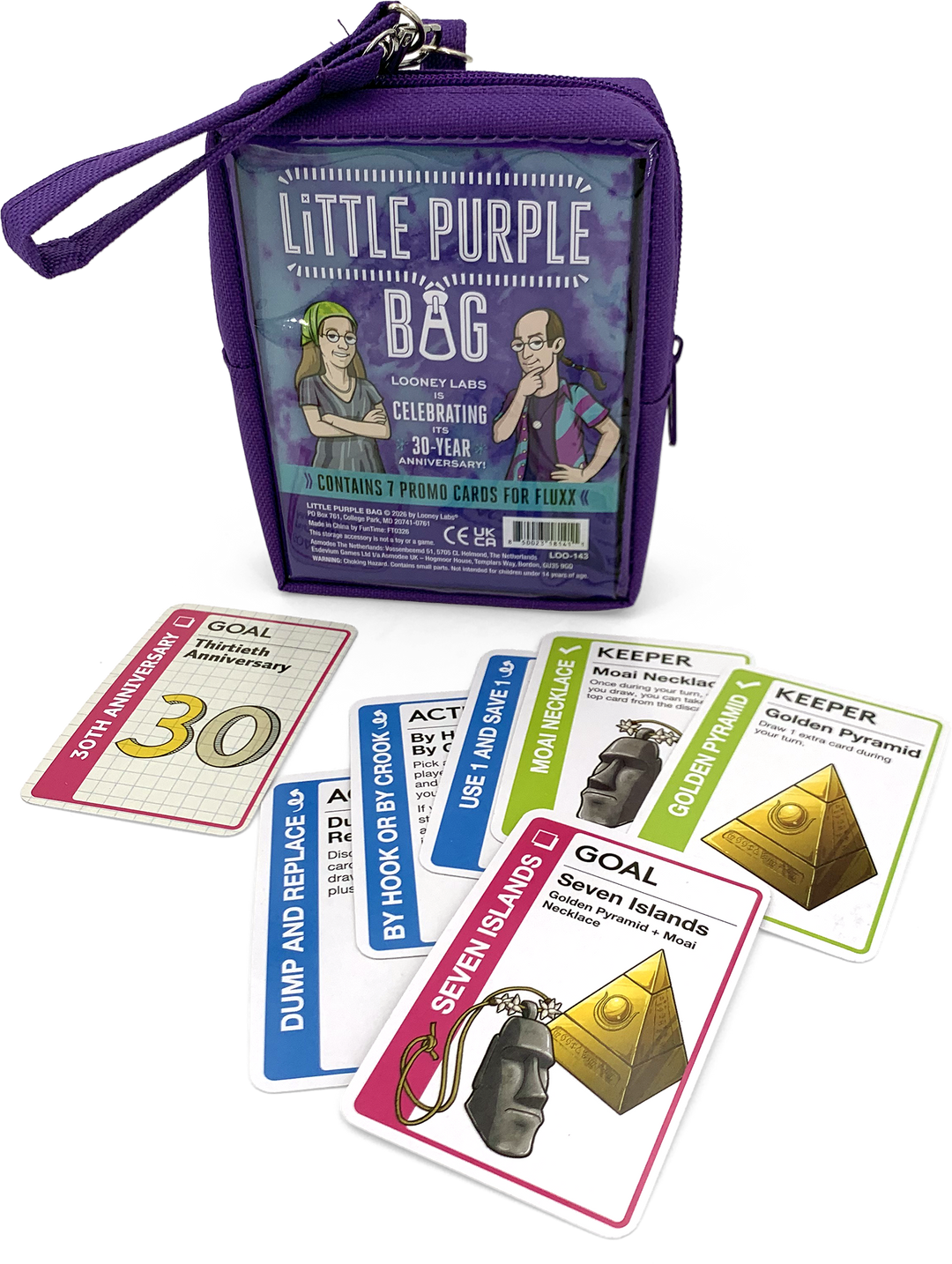 Looney Labs 30th Anniversary Little Purple Bag