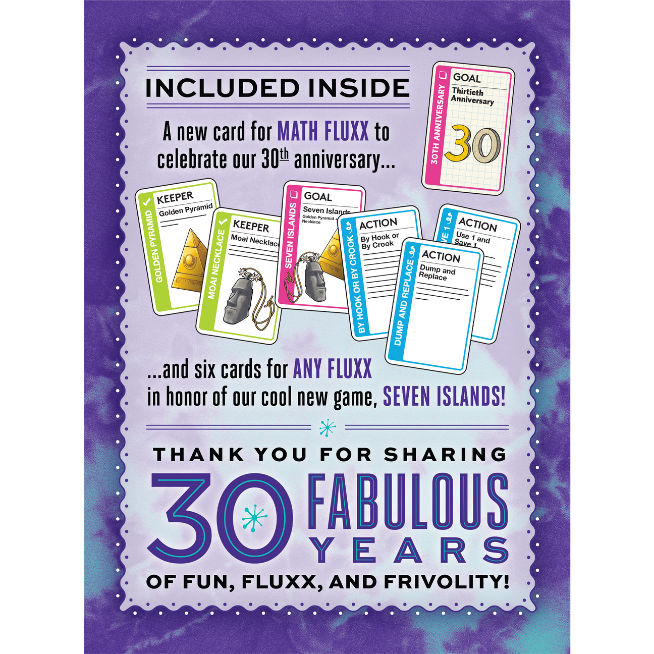 Looney Labs 30th Anniversary Little Purple Bag