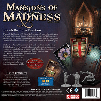 Mansions of Madness - Sanctum of Twilight Expansion - Fantasy Flight