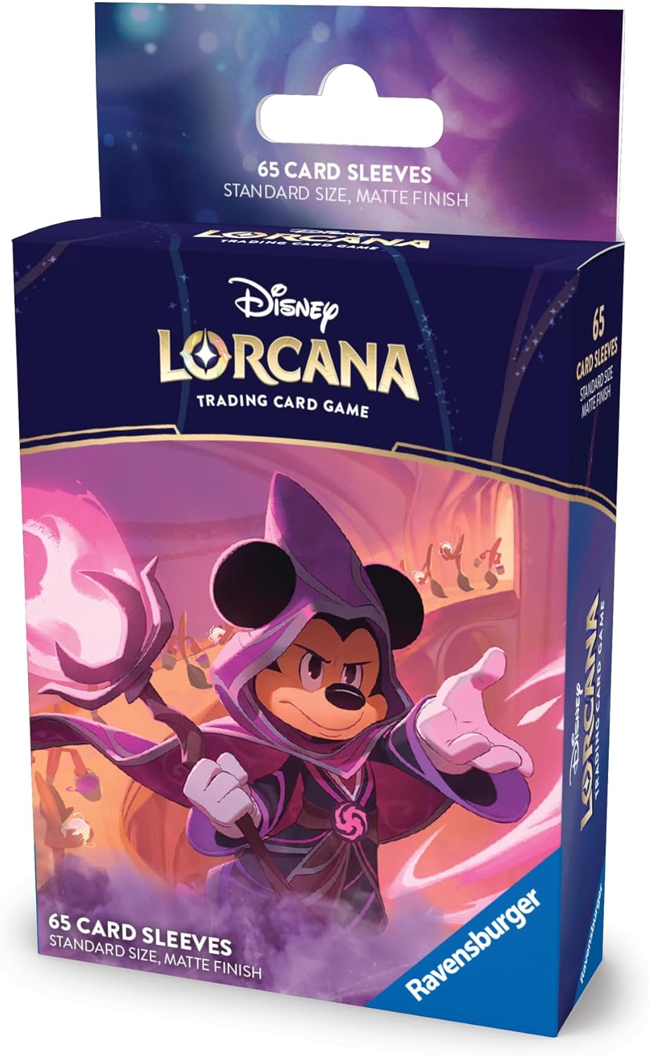Disney's Lorcana - Reign of Jafar - Mickey - Wayward Sorcerer - 65 Card Sleeves - Ravensburger