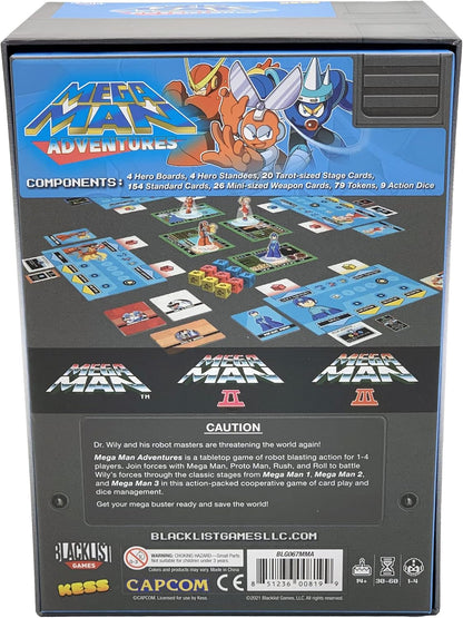 Mega Man Adventures - The Cooperative Board Game - Kessler Corp Games