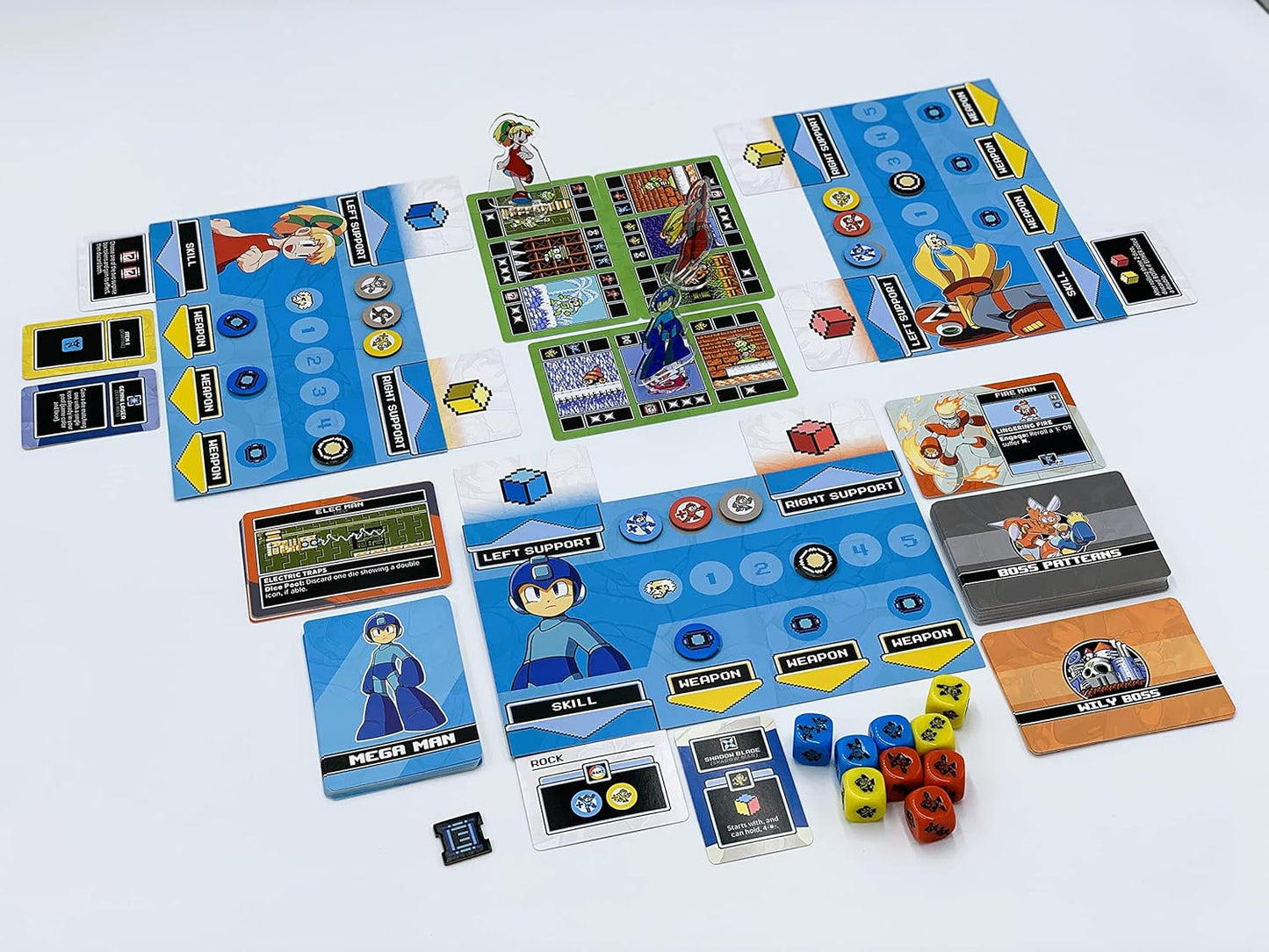 Mega Man Adventures - The Cooperative Board Game - Kessler Corp Games