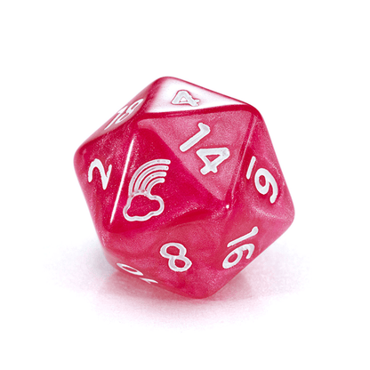 “Rainbow Bits” Mighty Tiny Dice - Polyhedral 12mm 7-Dice Set