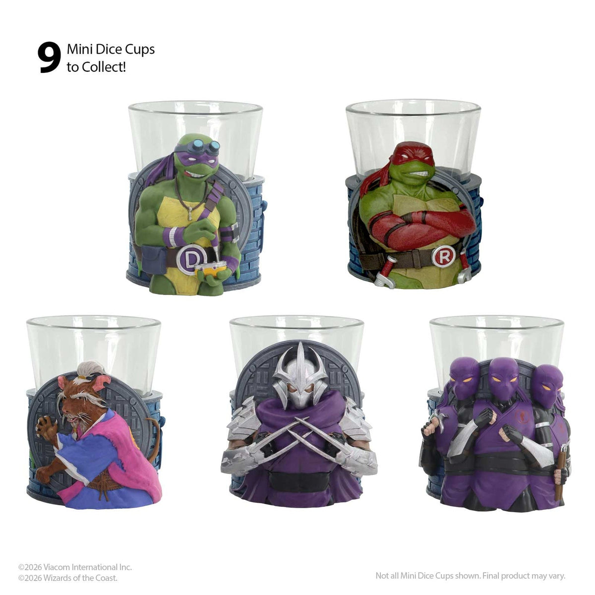 Teenage Mutant Ninja Turtles: Mini Dice Cups - Series 1