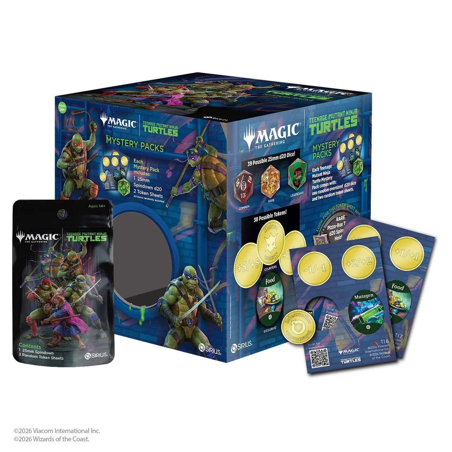 Magic: The Gathering | Teenage Mutant Ninja Turtles Mystery Packs - Sirius Dice