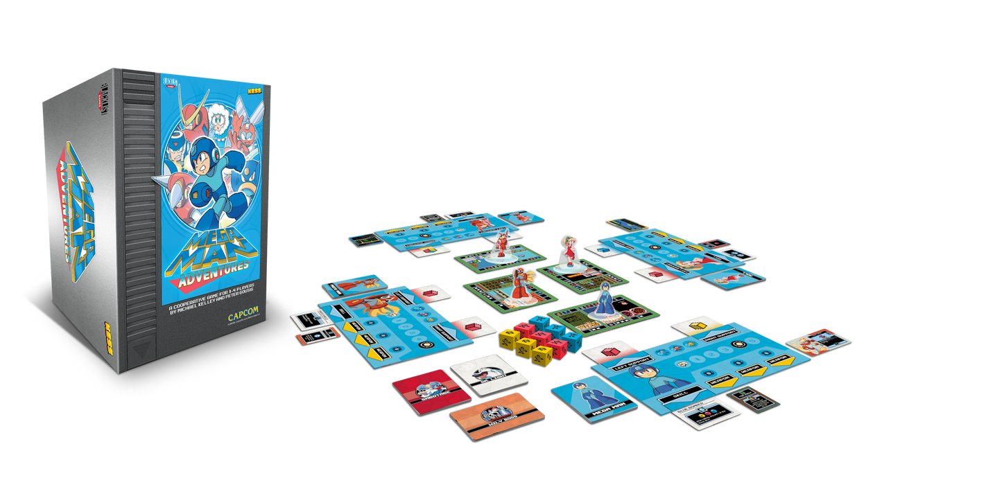 Mega Man Adventures - The Cooperative Board Game - Kessler Corp Games