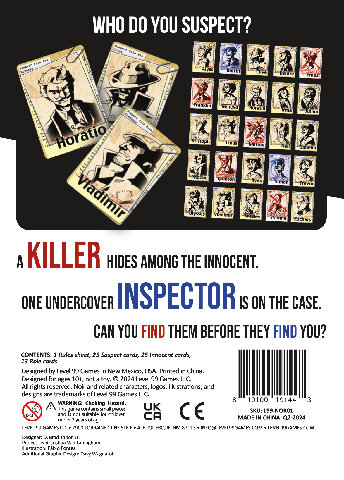 Noir - The Deductive Mystery Game