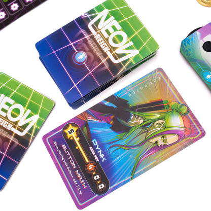 Neon Reign - a Cyberpunk Card Game - Chip Theory Games