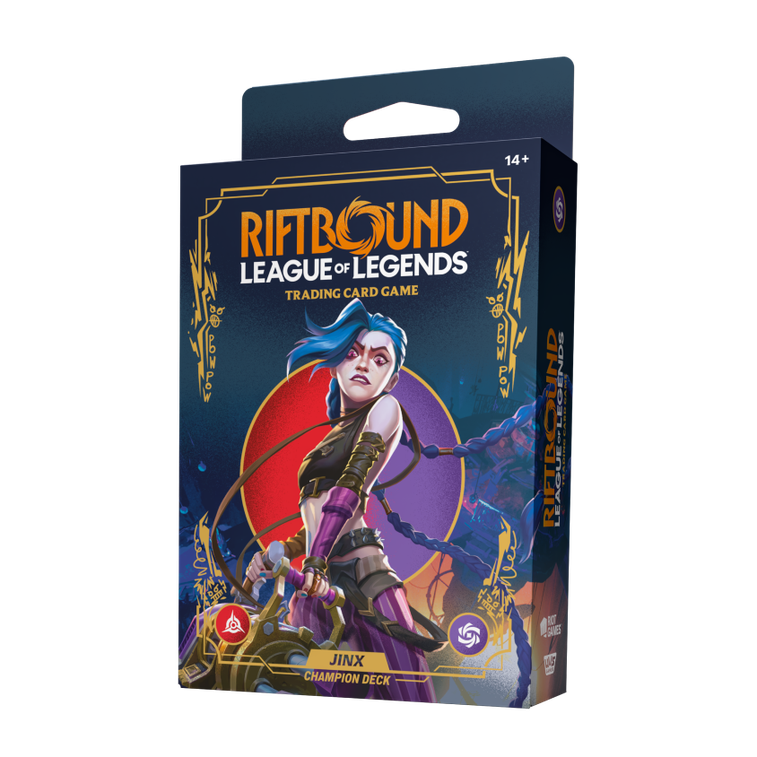 Riftbound - League of Legends TCG - Jinx (2025) Origins Champion Deck - Riot Games