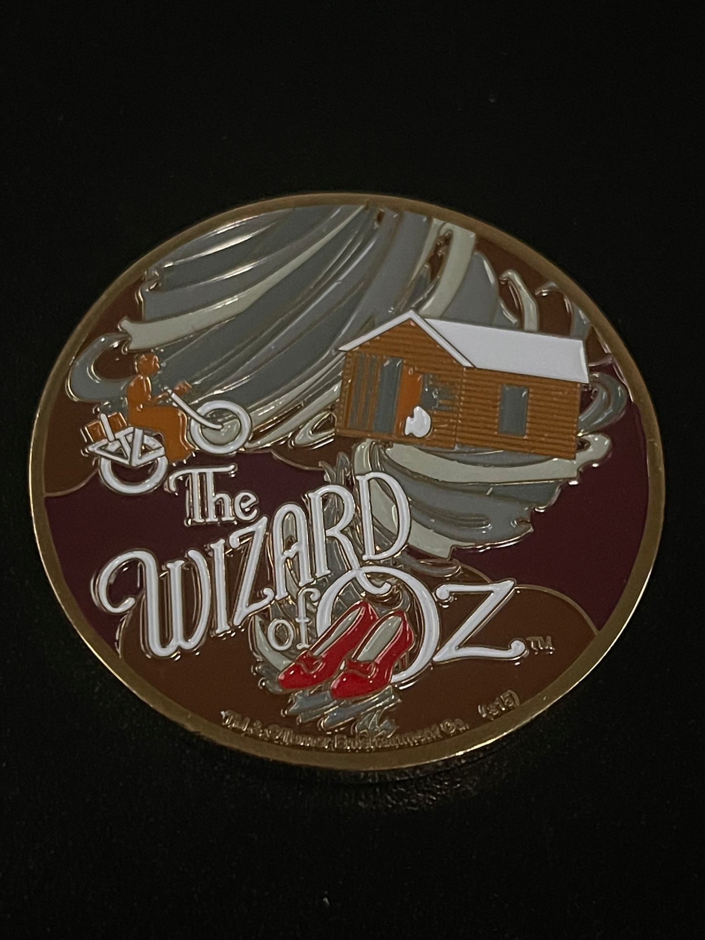 The Wizard of Oz - Kansas Brass Enamel Player Token/Coin - Albino Dragon